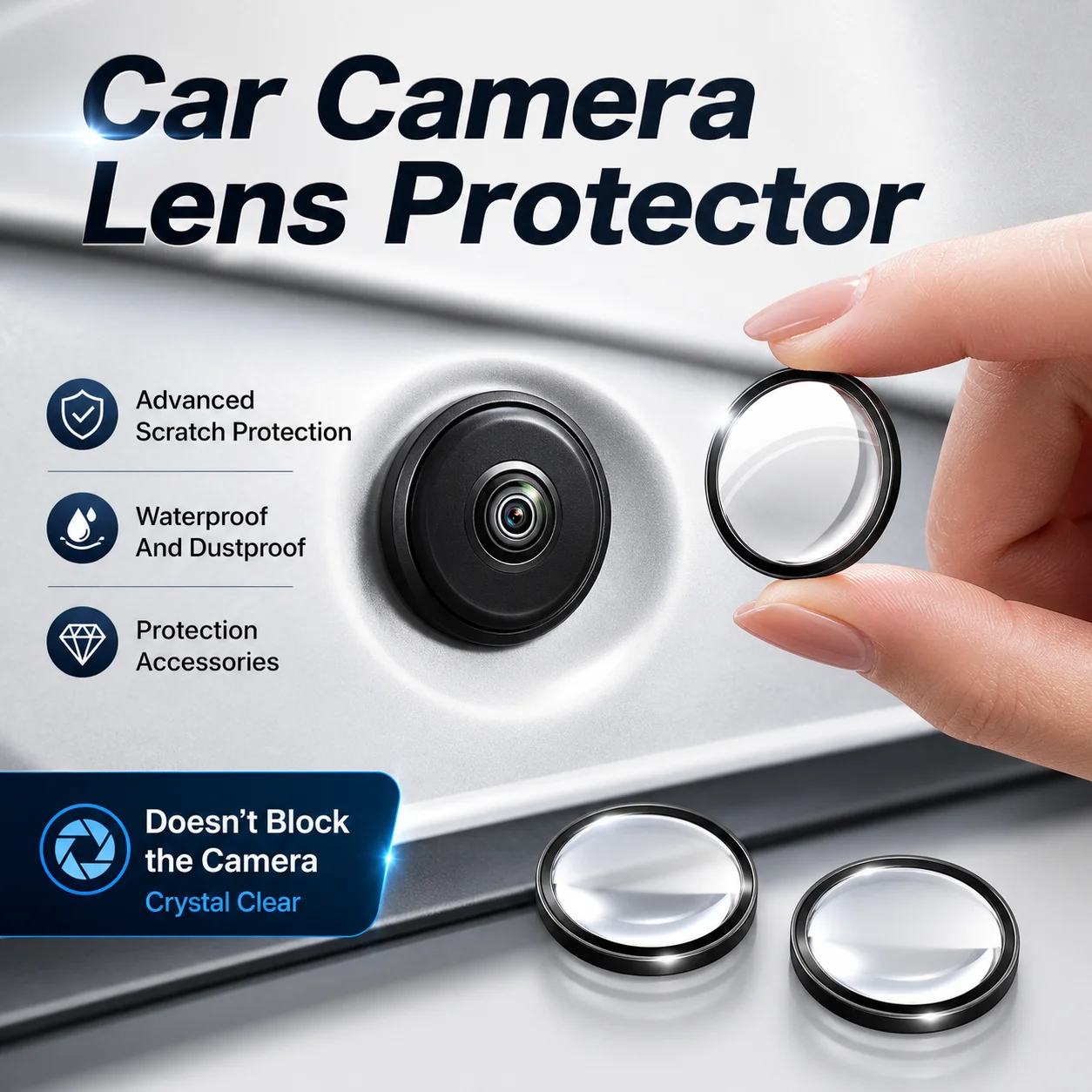 Camera Lens Protector - 2PCS 자동차 카메라 렌즈 보호대 고급