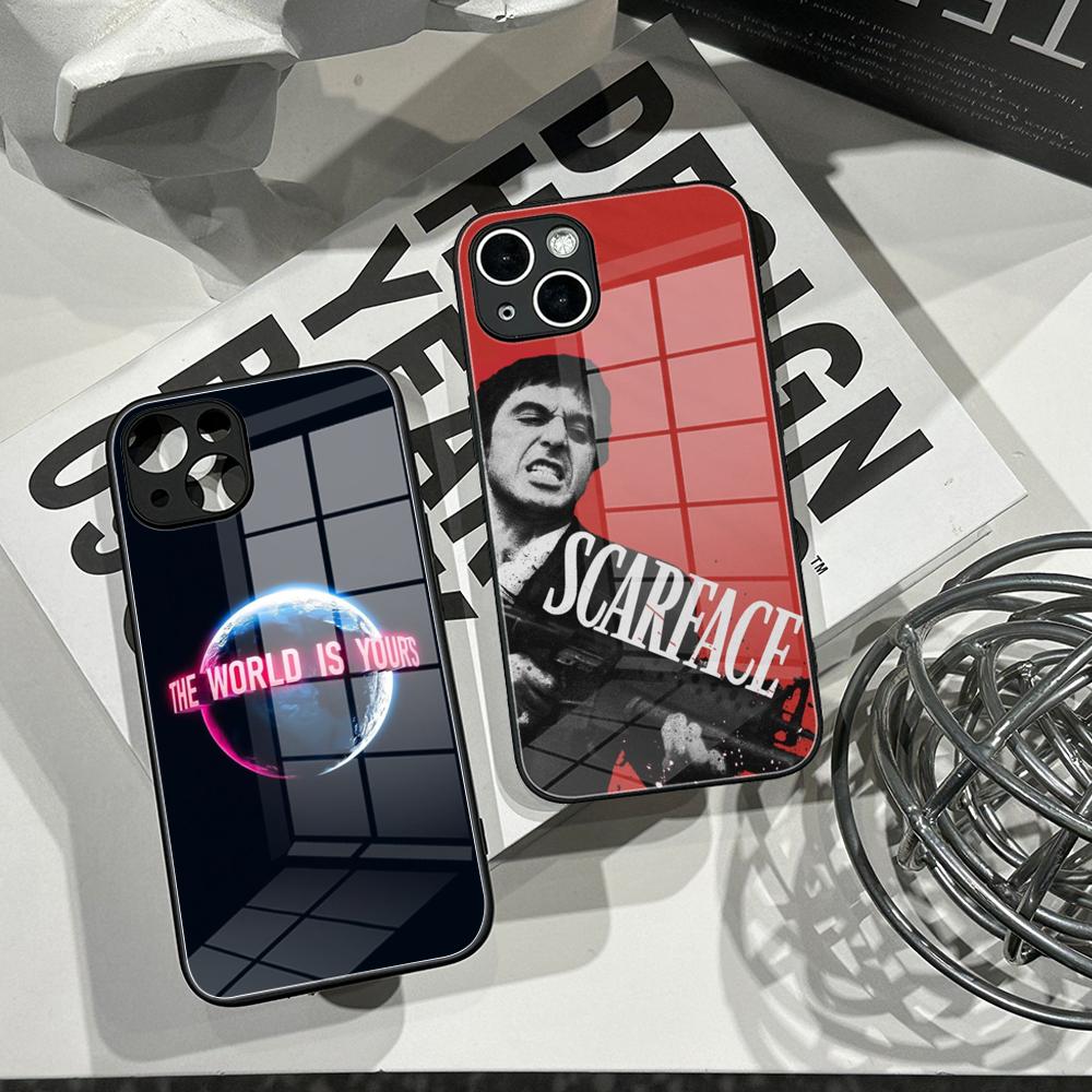S-스카페이스 1983 파치노 영화 휴대폰 케이스 강화 - Apple Iphone 15 Pro Max 리뷰 및 가격