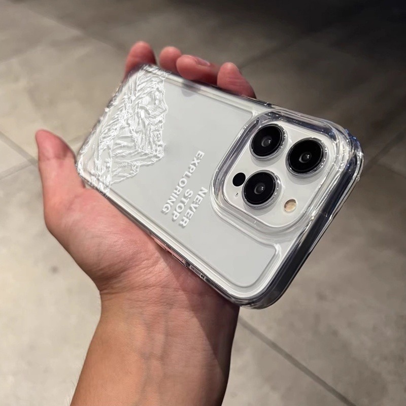 네버 익스플로링 마운틴 라인 아트 폰 케이스 (아이폰  - Apple Iphone 15 Pro Max 리뷰 및 가격